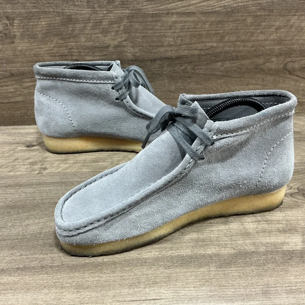 Clarks Wallabees Stinson Hi Suede Ankle Dress Casual Boots Chukka Size 7.5M